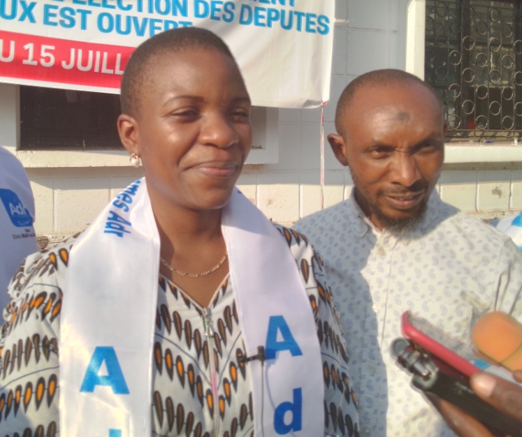 Goma: Poussée par la population, Chantal Faida dépose sa candidature à la députation nationale